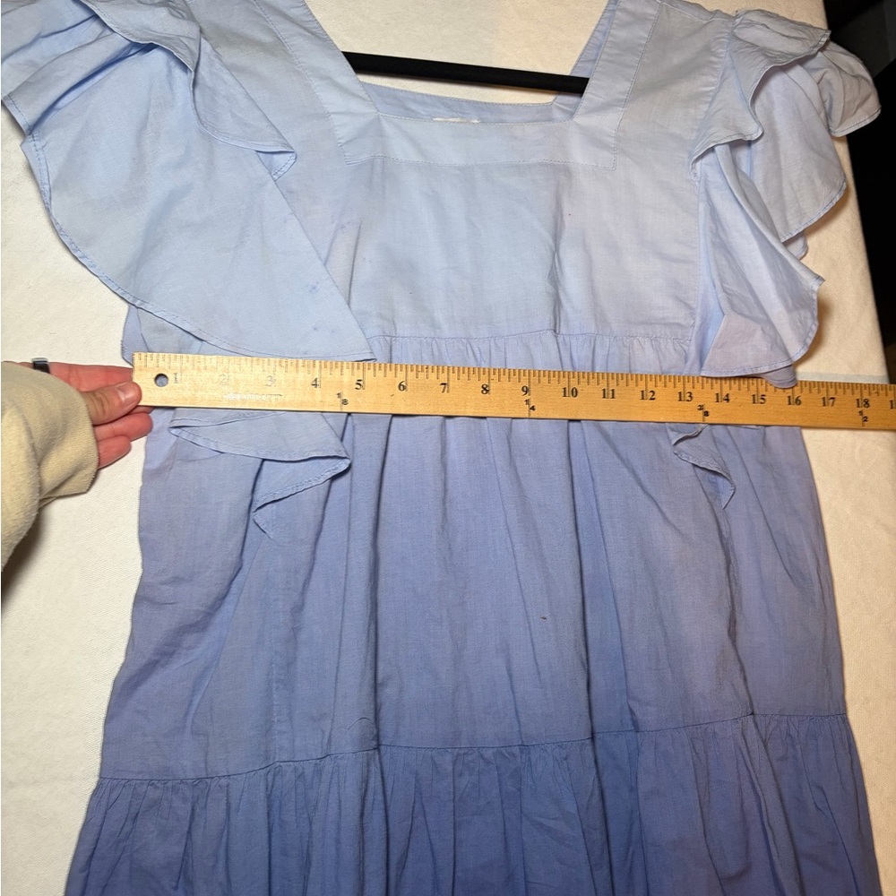 Cake for Dinner Light Blue Ruffled Mini Dress - Picture 5 of 6